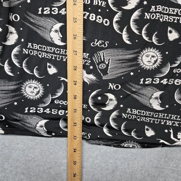 Folter Dress Womens Medium Black Ouija Occult Gothic Peter Pan Collar USA - Picture 9 of 12